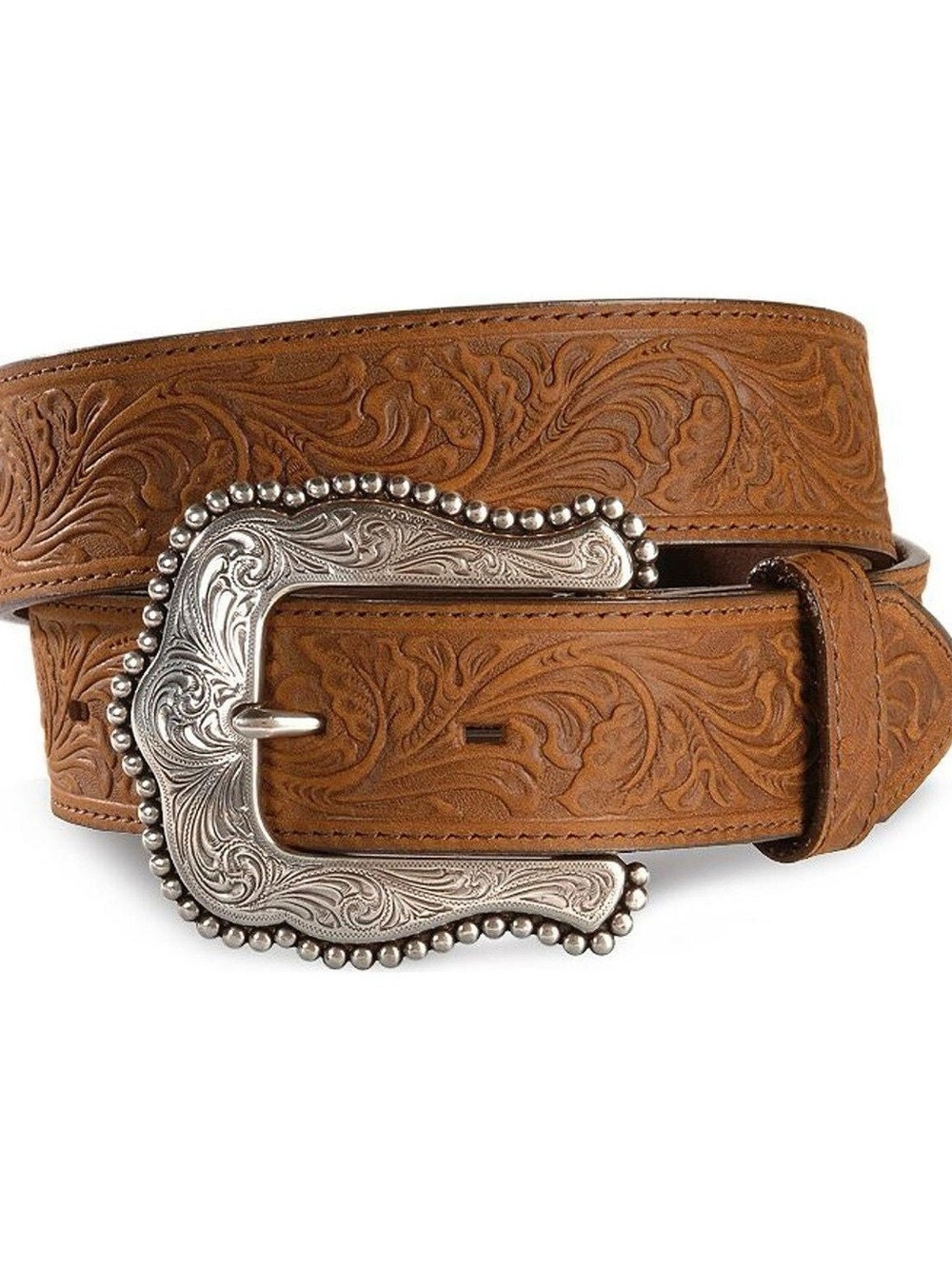 Tony Lama Layla Tooled Leather Western Belt